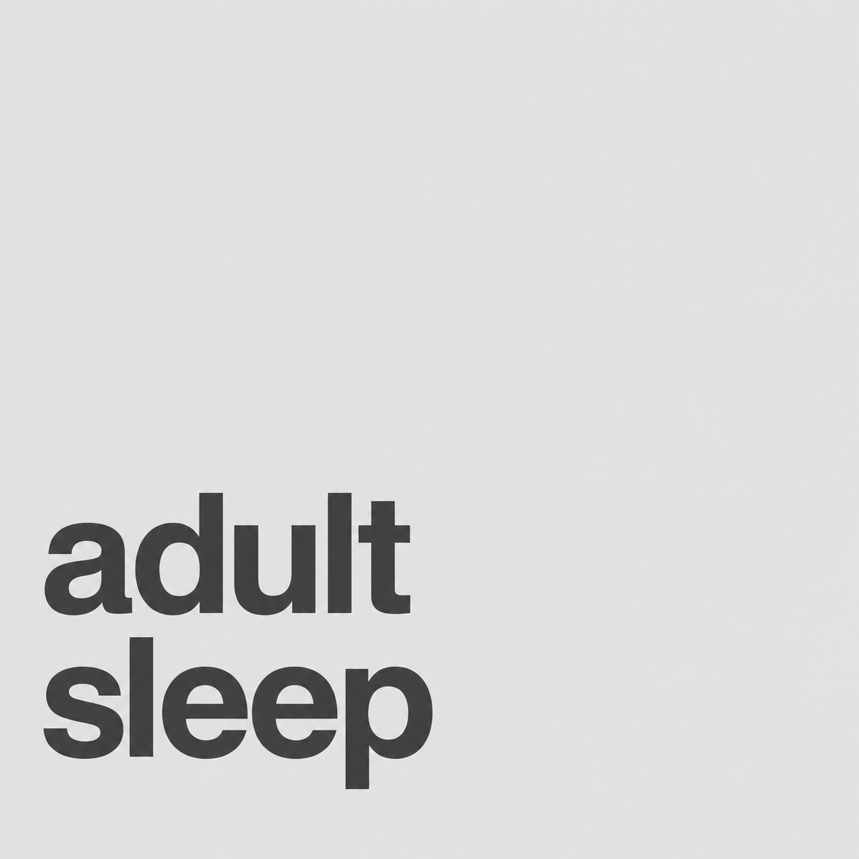 Adult Sleep Support